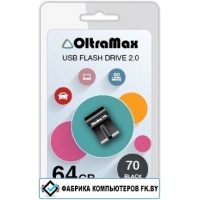 USB Flash OltraMax 70 64GB (черный) [OM-64GB-70-Black]