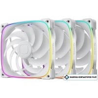 Комплект вентиляторов для корпуса Geometric Future Squama 2503-14 Triple Pack (белый)