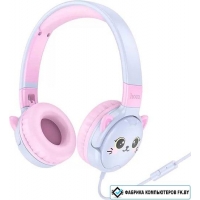Наушники Hoco W61 (голубой/розовый)