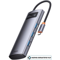 USB-хаб Baseus Metal Gleam Series 4-Port USB-A Hub WKWG070013