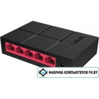 Неуправляемый коммутатор Mercusys MS105G