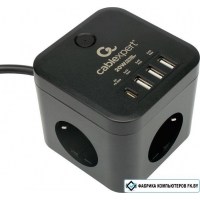 Сетевой фильтр Cablexpert CUBE-3-CU3-B-1.5 Сетевой фильтр Cablexpert CUBE-3-CU3-B-1.5