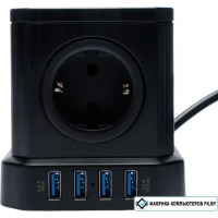 Сетевой фильтр Cablexpert TWR-5-U4-B-2