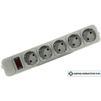 Сетевой фильтр ExeGate 5 розеток, 1.8 м, серый (SP-5-1.8G)