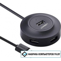 USB-хаб Ugreen CR106 20277 (черный)
