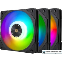 Комплект вентиляторов для корпуса Thermalright TL-B12-S X3 (черный) Комплект вентиляторов для корпуса Thermalright TL-B12-S X3 (черный)
