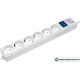 Сетевой фильтр Power Cube Куб SPG(5+1)-16B, 6 розеток, белый [SPG(5+1)-16B-5М]