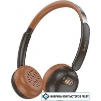 Наушники Hoco W62 (черный/коричневый) Наушники Hoco W62 (черный/коричневый)