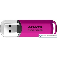 USB Flash ADATA C906 64GB (розовый)