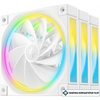 Комплект вентиляторов для корпуса DeepCool FL12R WH-3 IN 1 R-FL12R-WHAPN3-G Комплект вентиляторов для корпуса DeepCool FL12R WH-3 IN 1 R-FL12R-WHAPN3-G
