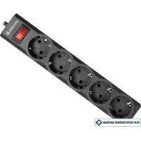 Сетевой фильтр Defender ES largo 5 (черный)