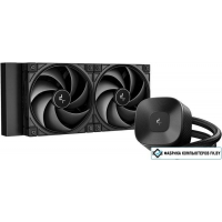 Система жидкостного охлаждения для процессора DeepCool LE240 V2 Zero Dark R-LE240ZERO-BKLNMD-G-1
