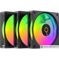 Комплект вентиляторов для корпуса Ocypus Gamma F12 Elite BK ARGB Reverse Blade 3IN1