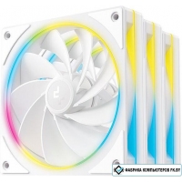 Комплект вентиляторов для корпуса DeepCool FL12R SE WH 3IN1 R-FL12RSE-WHAPN3-G Комплект вентиляторов для корпуса DeepCool FL12R SE WH 3IN1 R-FL12RSE-WHAPN3-G