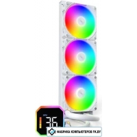 Система жидкостного охлаждения для процессора Montech HyperFlow Digital 360 (белый) Система жидкостного охлаждения для процессора Montech HyperFlow Digital 360 (белый)