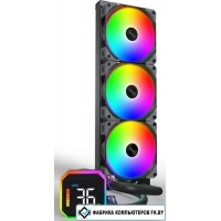 Система жидкостного охлаждения для процессора Montech HyperFlow Digital 360 (черный) Система жидкостного охлаждения для процессора Montech HyperFlow Digital 360 (черный)