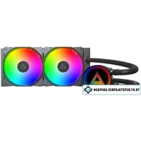 Система жидкостного охлаждения для процессора Montech LightFlow ARGB 240 (черный) Система жидкостного охлаждения для процессора Montech LightFlow ARGB 240 (черный)