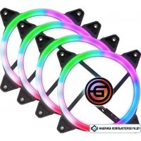 Комплект вентиляторов для корпуса Ginzzu 12RR4 (4 шт.)