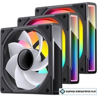 Комплект вентиляторов для корпуса Jonsbo ZK-120 Reversed (черный, 3 шт.)