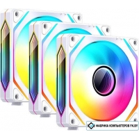 Комплект вентиляторов для корпуса Jonsbo ZL-120 (белый, 3 шт.)