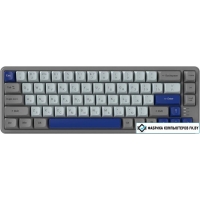 Клавиатура Ritmix RKB-568BL (серый/голубой)