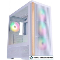 Корпус 1stPlayer WD7 ARGB WD7-WH-4FA7-W-2FA7R-W (белый)