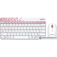 Офисный набор Logitech MK240 Nano 920-008160 (белый)