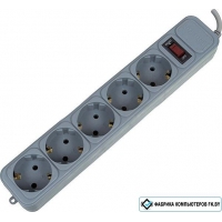Сетевой фильтр PC Pet 5 розеток, серый, 1.8 м [AP01006-1.8-GR]