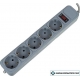Сетевой фильтр PC Pet 5 розеток, серый, 1.8 м [AP01006-1.8-GR]