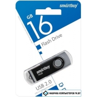 USB Flash SmartBuy Twist 16GB (черный) USB Flash SmartBuy Twist 16GB (черный)
