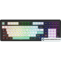 Клавиатура Ajazz AK980 V2 (черный/белый/бирюзовый, Ajazz Flying Fish)