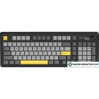 Клавиатура Ajazz AK980 V2 (черный/серый/желтый, Ajazz Gift)