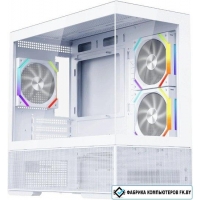 Корпус 1stPlayer CV6 ARGB CV6-WH-2FAR-W-2FH7R-W-1FH7-W (белый)