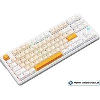 Клавиатура Ajazz AK870 V2 (желтый/белый, Ajazz Daydream) Клавиатура Ajazz AK870 V2 (желтый/белый, Ajazz Daydream)