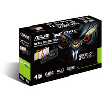 Видеокарта ASUS STRIX GeForce GTX 750 Ti OC 2GB GDDR5 (STRIX-GTX750TI-OC-2GD5)