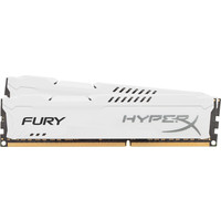 Оперативная память Kingston HyperX Fury White 2x8GB KIT DDR3 PC3-12800 (HX316C10FWK2/16)