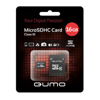 Карта памяти QUMO microSDHC (Class 10) 8GB (QM8GMICSDHC10)