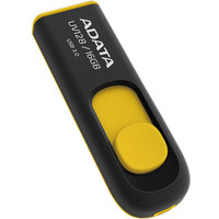 USB Flash A-Data DashDrive UV128 Black/Yellow 16GB (AUV128-16G-RBY)