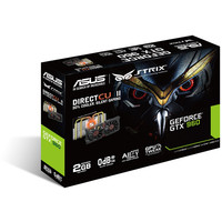 Видеокарта ASUS GeForce GTX 960 2GB GDDR5 (STRIX-GTX960-DC2-2GD5)