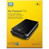 Внешний жесткий диск WD My Passport Pro 4TB (WDBRNB0040DBK)