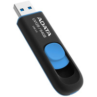 USB Flash A-Data DashDrive UV128 Black/Blue 64GB (AUV128-64G-RBE)