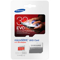 Карта памяти Samsung EVO+ microSDHC 32GB + адаптер (MB-MC32DA/RU)