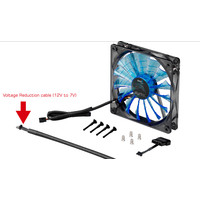 Кулер для корпуса AeroCool Shark Fan 120mm Blue Edition