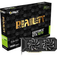 Видеокарта Palit GeForce GTX 1070 Dual 8Gb [NE51070015P2-1043D]