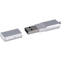 USB Flash Silicon-Power LuxMini 710 32Gb Silver (SP032GBUF2710V1S)