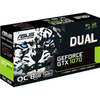 Видеокарта ASUS GeForce GTX 1070 8GB GDDR5 [DUAL-GTX1070-O8G]