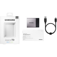 Внешний жесткий диск Samsung Portable SSD T3 500GB [MU-PT500B]