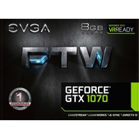 Видеокарта EVGA GeForce GTX 1070 FTW GAMING ACX 3.0 8GB GDDR5 [08G-P4-6276-KR]
