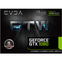 Видеокарта EVGA GeForce GTX 1080 FTW GAMING ACX 3.0 8GB GDDR5X [08G-P4-6286-KR]