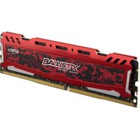 Оперативная память Crucial Ballistix Sport LT Red 16GB DDR4 PC4-19200 [BLS16G4D240FSE]